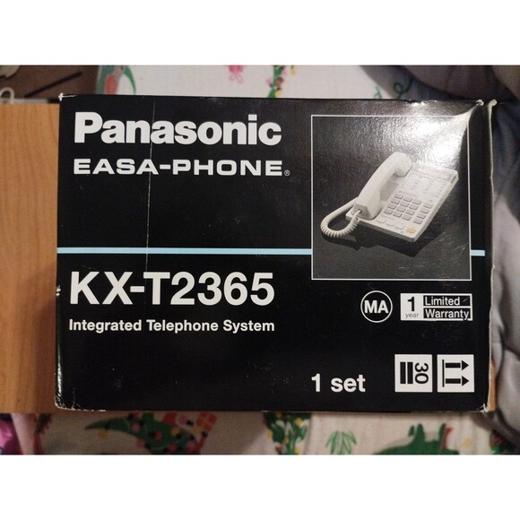 Vtg Panasonic Easa-Phone KX-T2365~Integrated Telephone~Hands-Free~NEW In Box - Picture 3 of 5